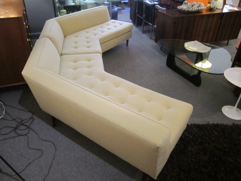 Mid-20th Century Bertha Schaefer Sectional Sofa by Singer and Sons